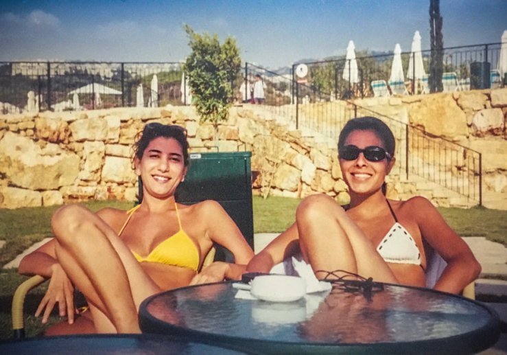 Summer in Beirut. Lebanese women in bikinis.